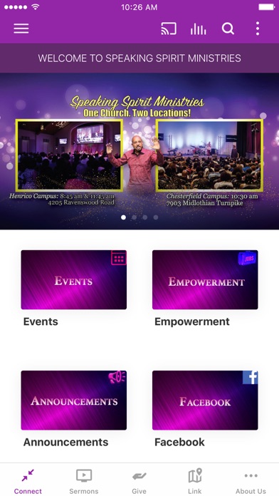 Speaking Spirit Ministries Screenshot