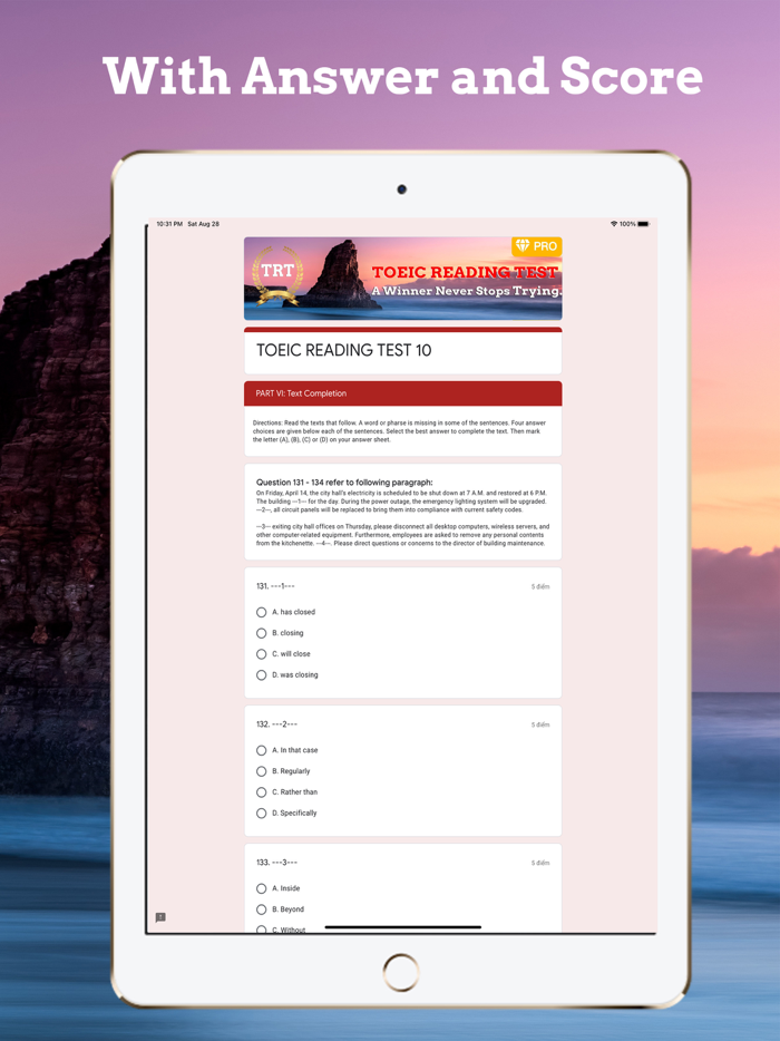 TOEIC Reading Test PRO
