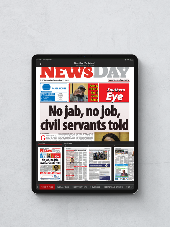 Screenshot #5 pour Newsday - E Reader