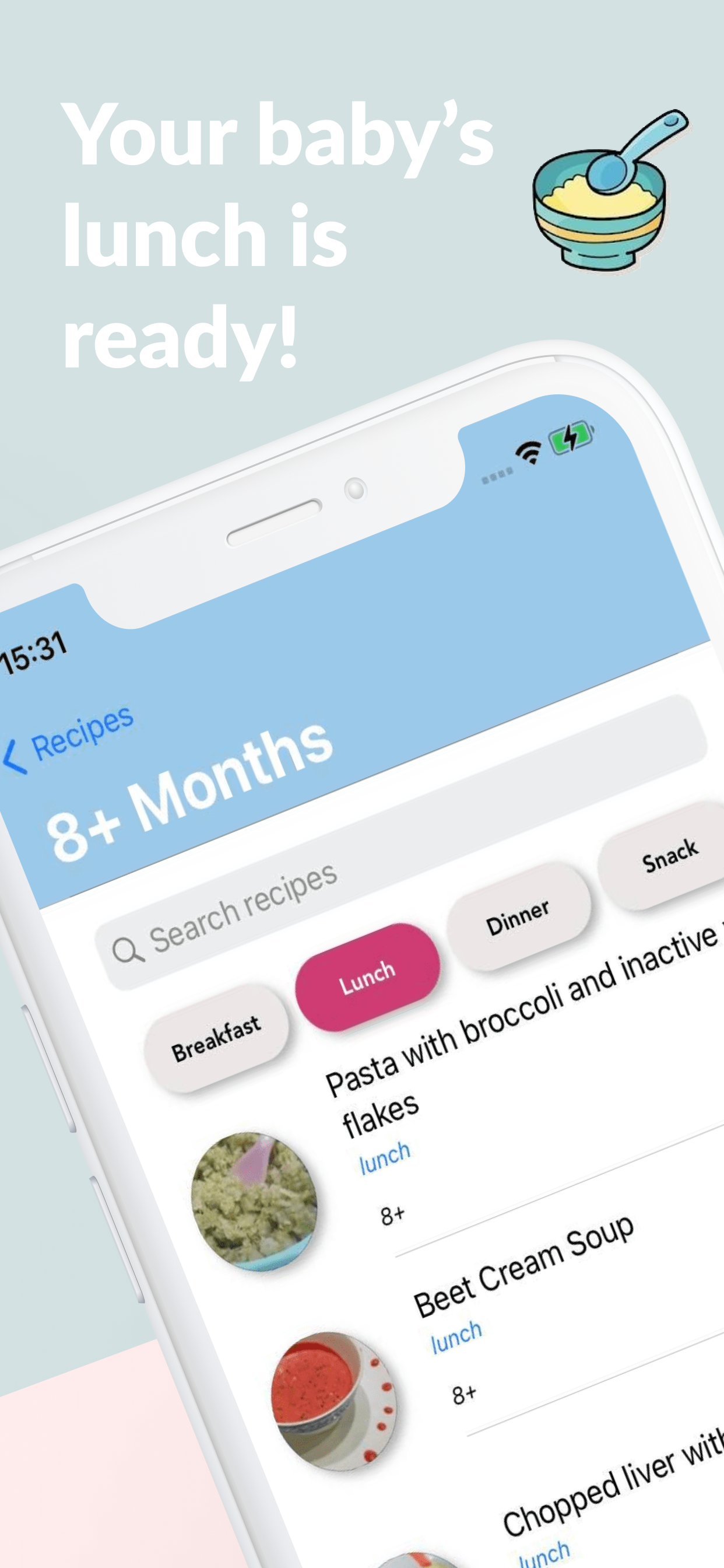Baby Solids Food Tracker