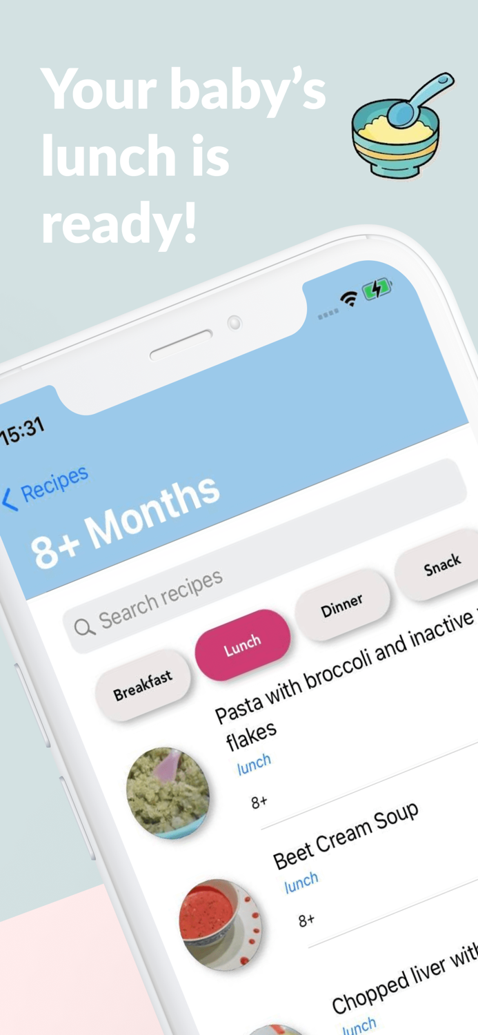 Baby Solids Food Tracker