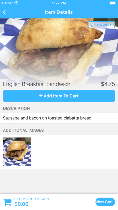 Blue Rice Cafe Screenshot