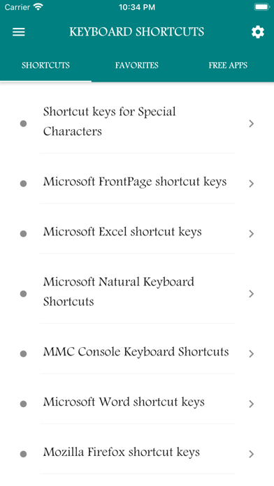 Screenshot #2 pour Learn Keyboard Shortcuts
