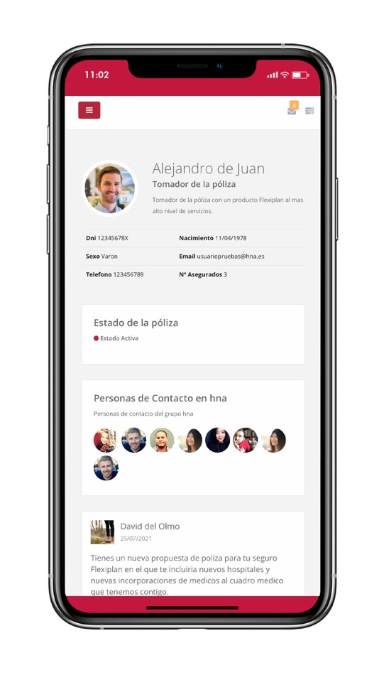 #5. Portal Hna (iOS) 由: HERMANDAD NACIONAL DE ARQUITECTOS SUPERIORES Y QUIMICOS MUTUADLIDAD DE PREVISION SOCIAL A PRIMA FIJA