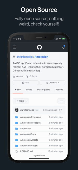 ‎Amplosion: Redirect AMP Links Screenshot