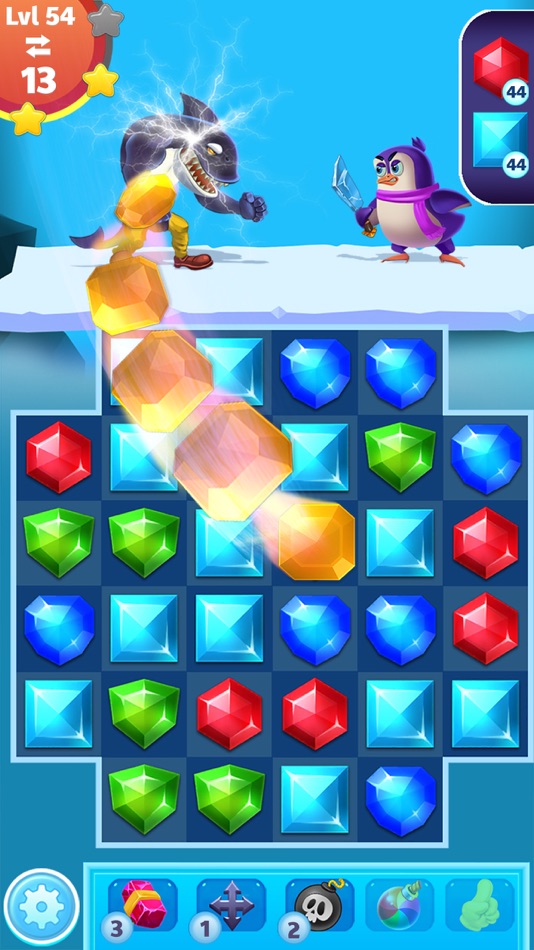 #4. Penguin Story -Puzzle Games (iOS) Ved: BigCode Games Pvt Ltd