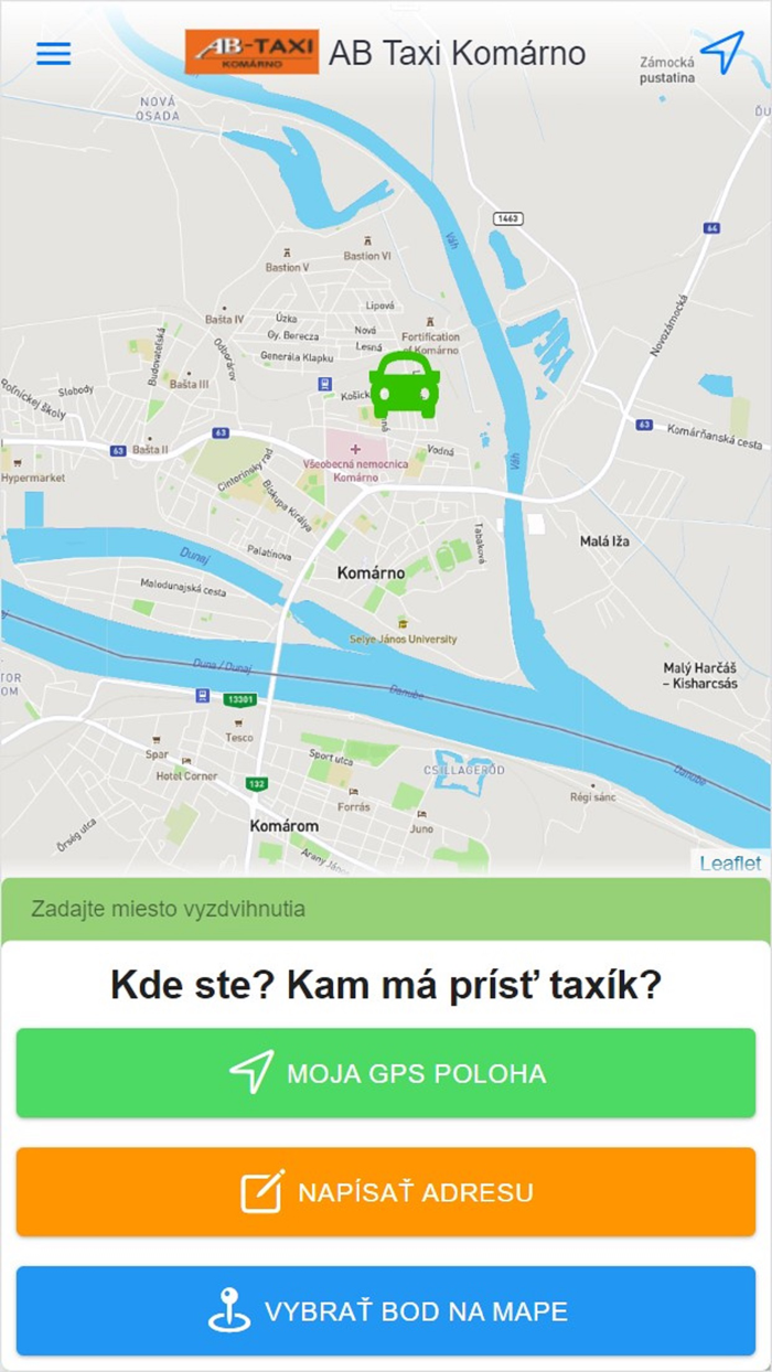 AB taxi Komárno
