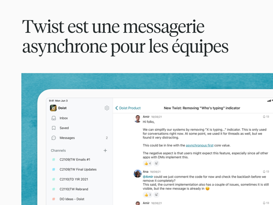 Screenshot #4 pour Twist: la messagerie organisée