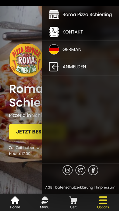 Roma Pizza Schierling Screenshot
