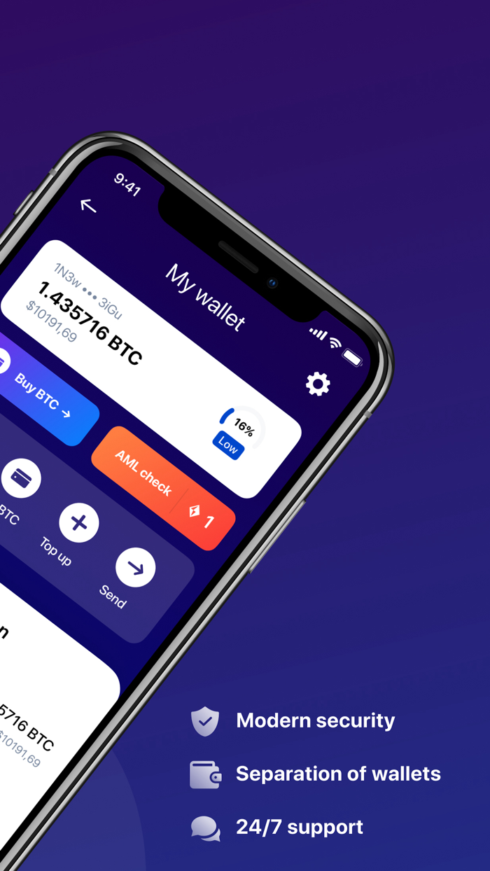 AMLSafe - bitcoin wallet