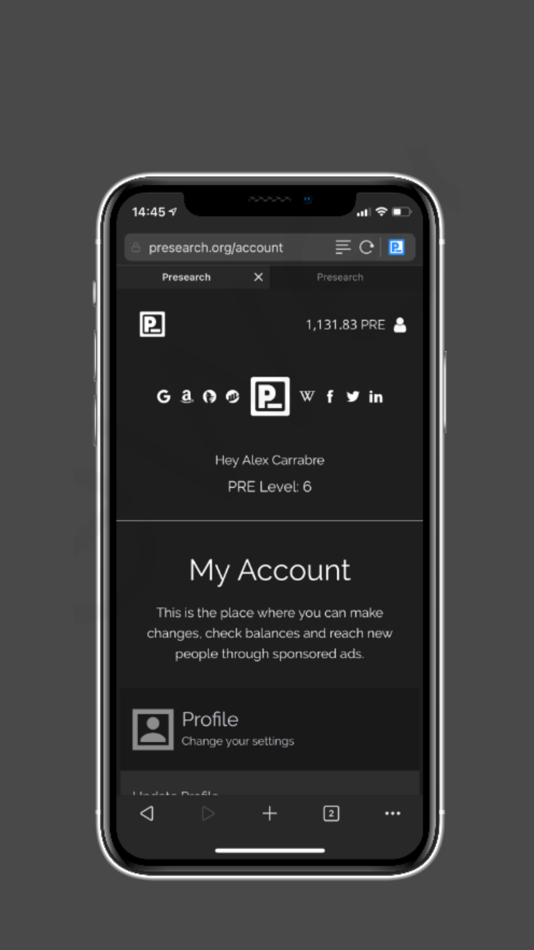 #4. Presearch Privacy Browser (iOS) By: Presearch.org Global Limited
