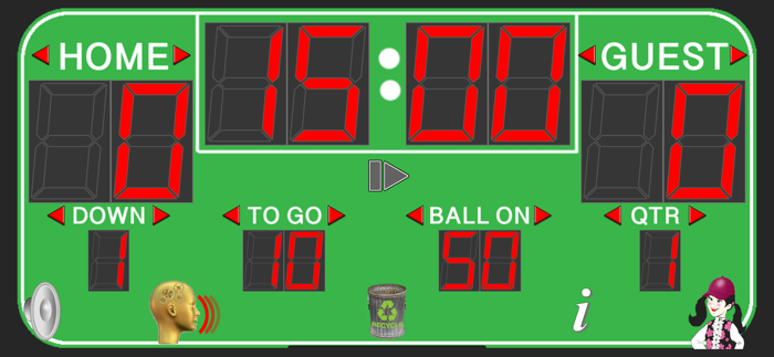 Football Scoreboard Deluxe