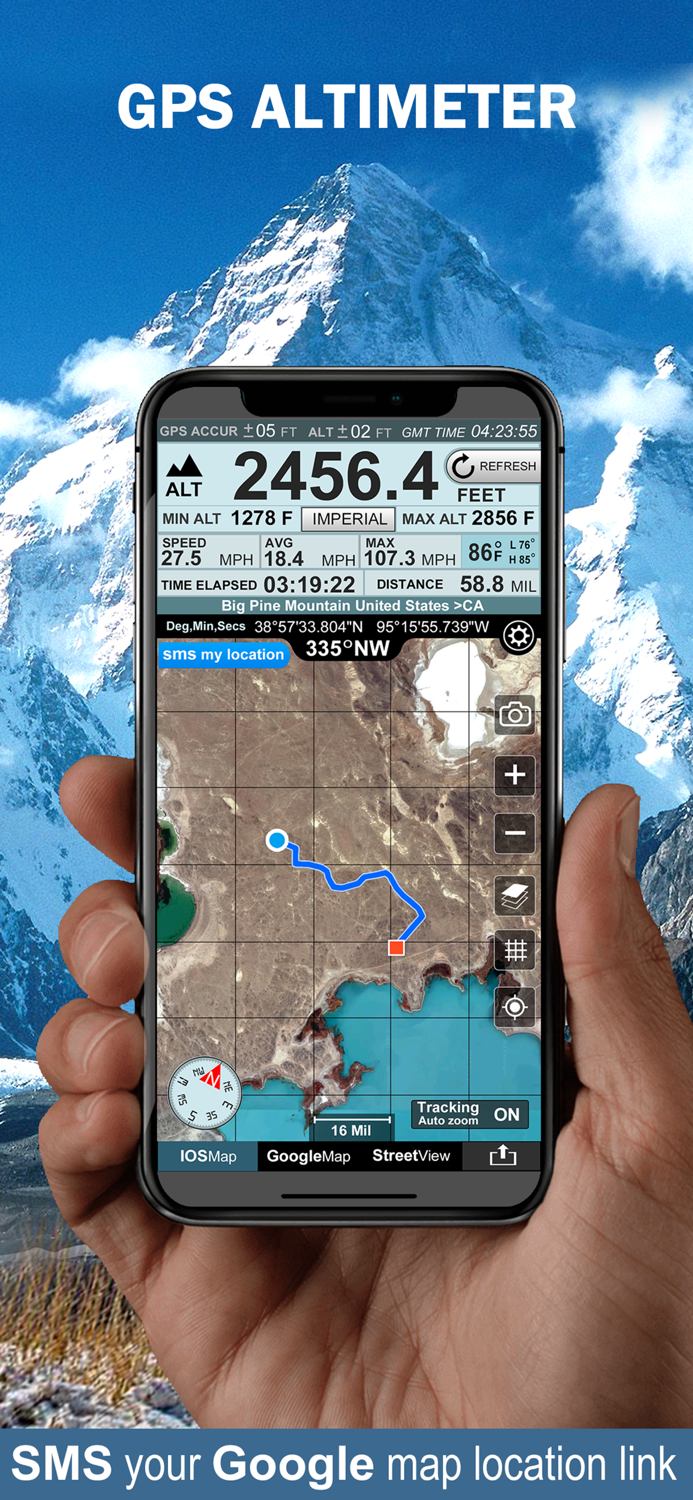 Altimeter GPS Speedometer