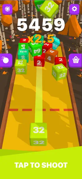 Game screenshot Cube Merge 2048 Challenge mod apk