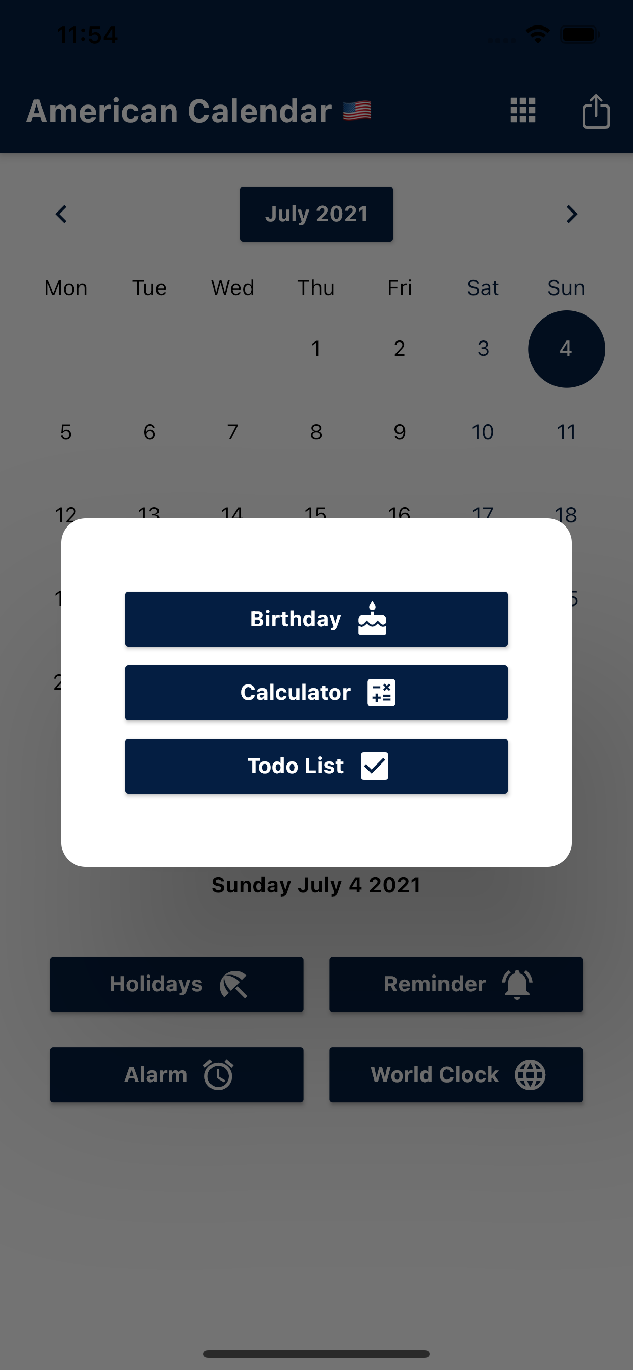 United States Calendar 2024