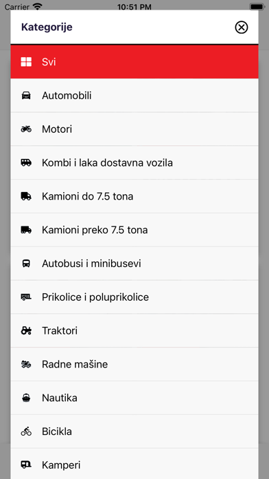 Polovni Automobili BiH Screenshot
