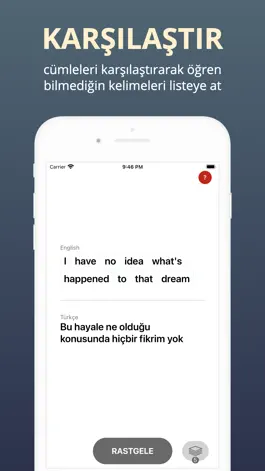 Game screenshot Dil: İngilizce Pratik Cümleler hack