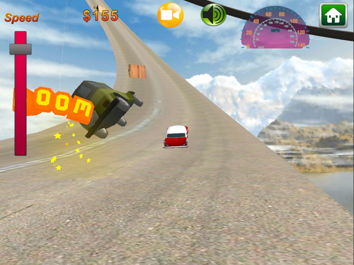 Bumper Slot Car Race game QCat
