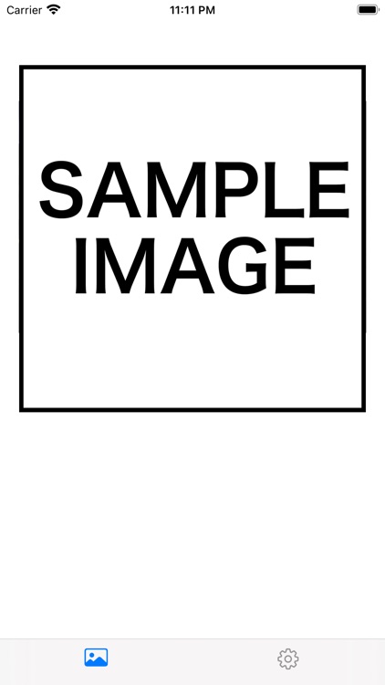 One tap access to an image