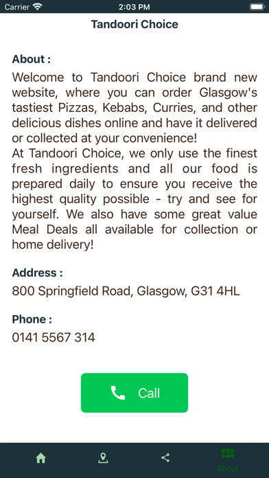 Tandoori Choice Takeaway Screenshot