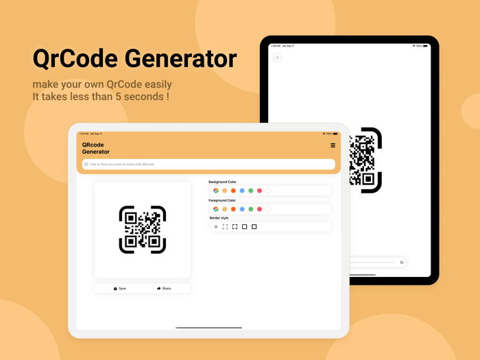 QrCode Generator and Custom