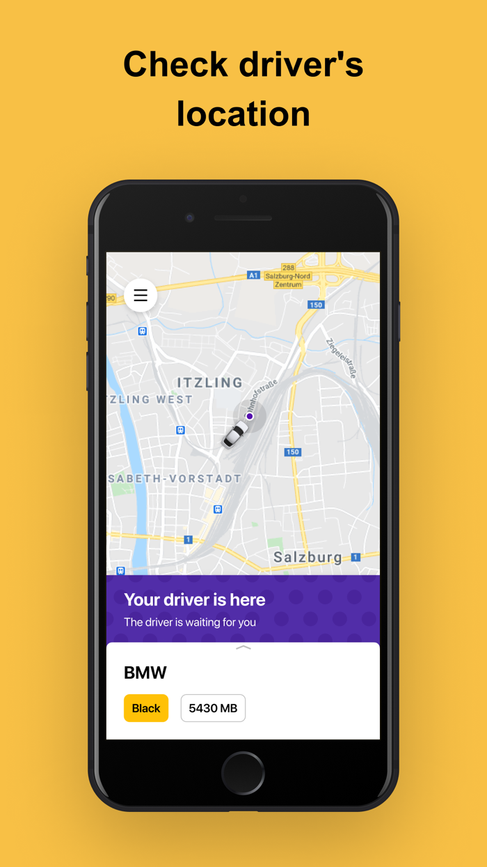 Bringmi taxi rides in Salzburg