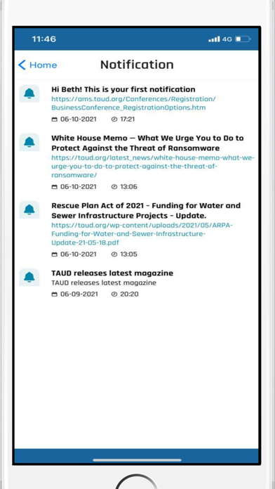 TAUD Screenshot