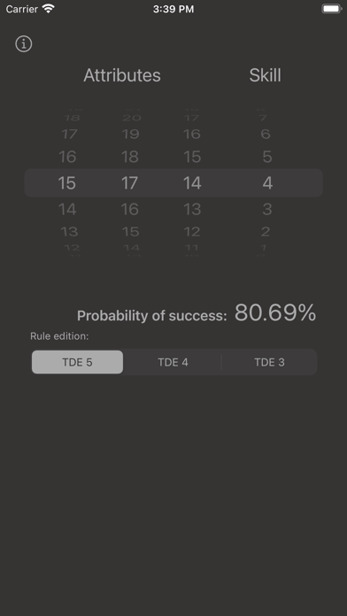 TDE Chances Screenshot
