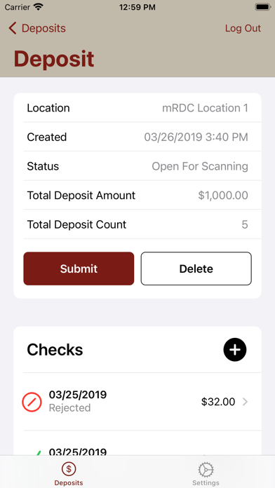 First Northern Bank mRDC Screenshot