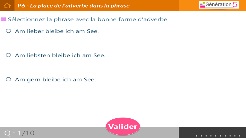#10. Mémo Allemand A1-A2 (iOS) Podle: Génération 5