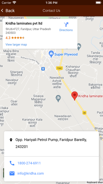 Kridha Laminates Screenshot