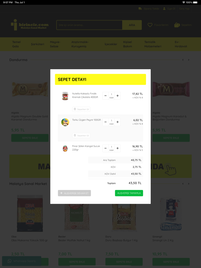 Malatya Sanal Market