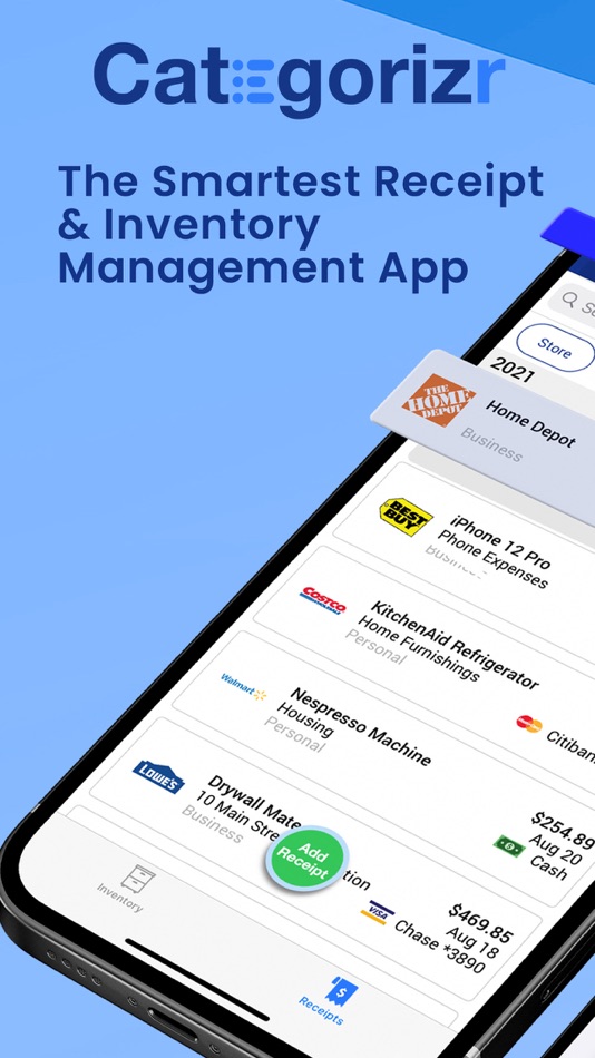 #1. Categorizr: Receipt Scanner (iOS) 由: Categorizr