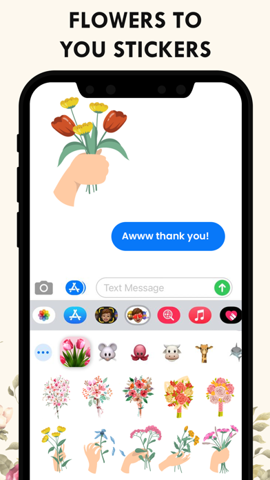 Flower Blossom Stickers! Screenshot