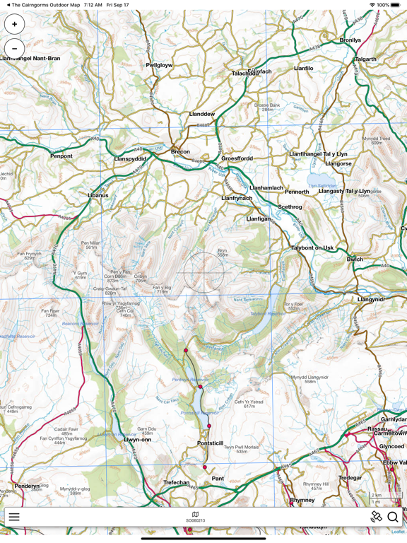 Screenshot #6 pour Brecon Beacons Outdoor Map