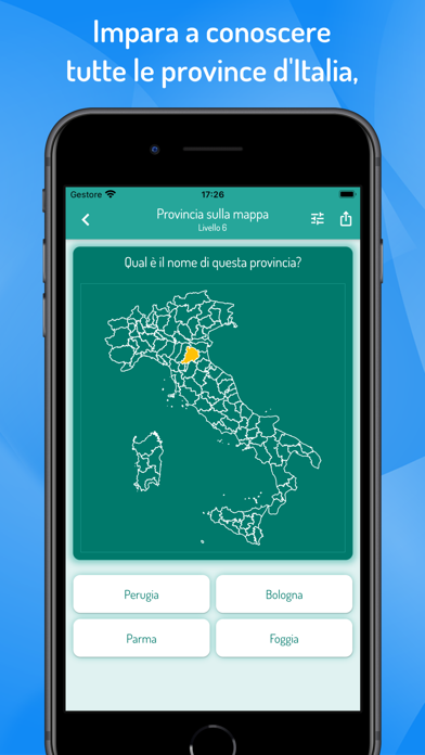 Quiz - Provinces of Italy Screenshot