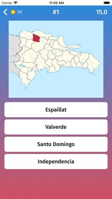 Dominican Republic: Map Quiz Screenshot