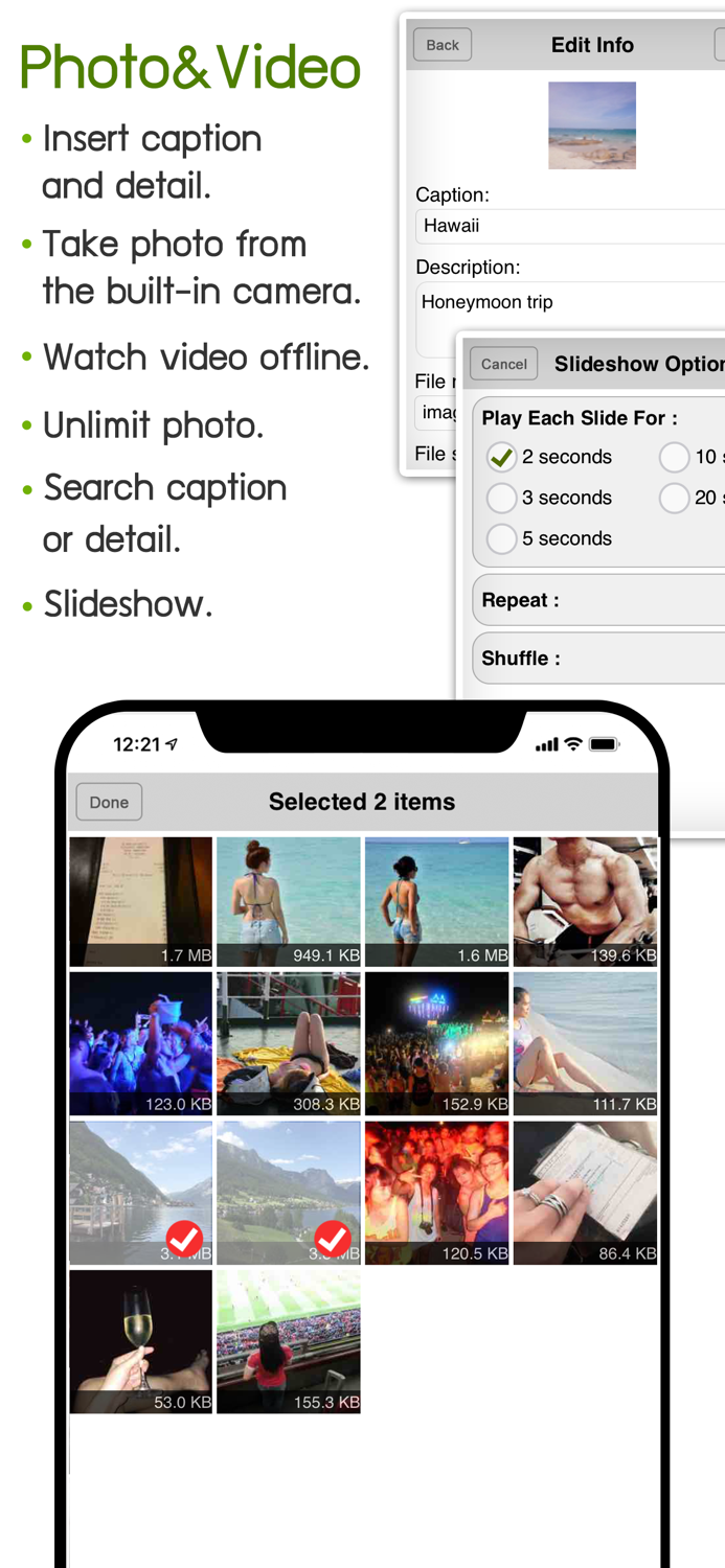 Private Photos Calculator