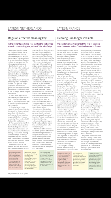 European Cleaning Journal Screenshot