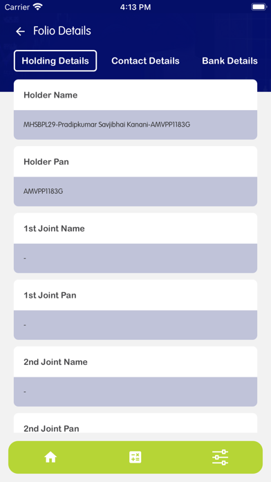 MH MUTUAL FUND Screenshot