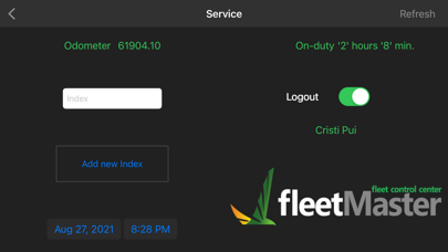 fleetMaster Driver Screenshot