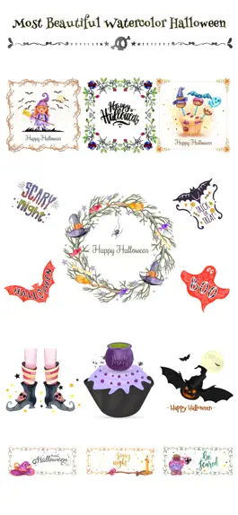 Game screenshot Beautiful Watercolor Halloween mod apk