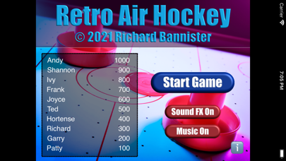 Retro Air Hockey screenshot 2