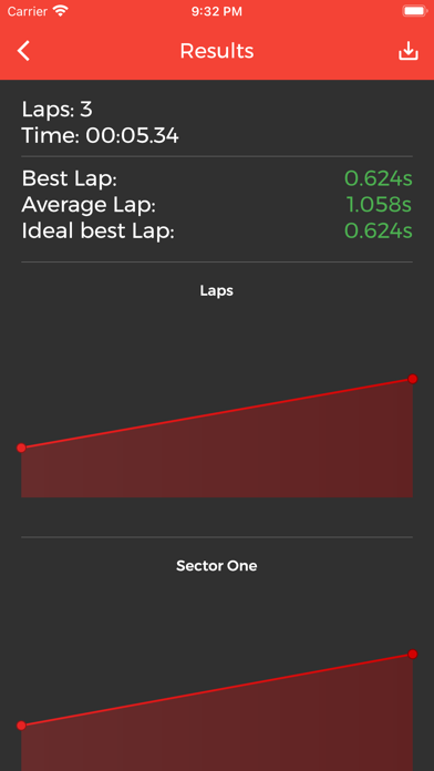 Racing Stopwatch Screenshot