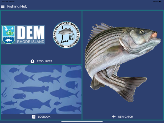 AnglerCatch iPad screenshot 1 - Lifestyle app
