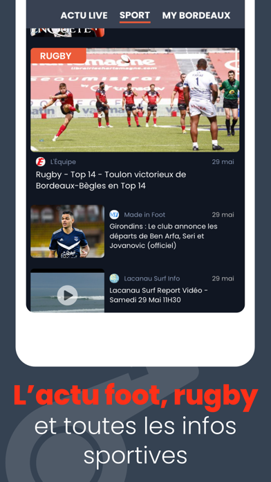 Bordeaux Live Screenshot