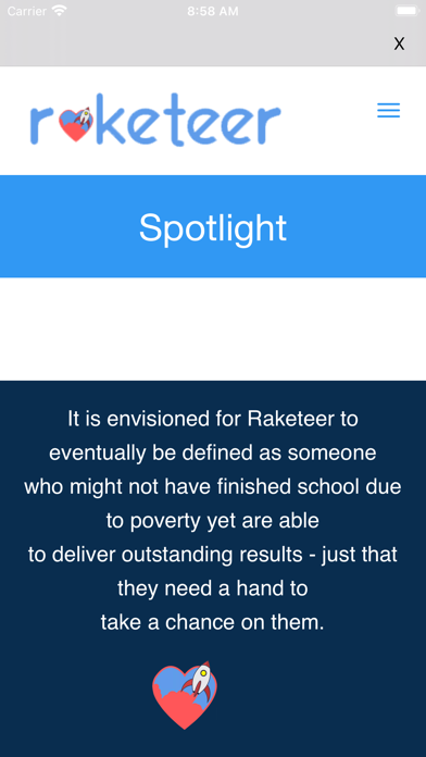 Raketeer PH Screenshot
