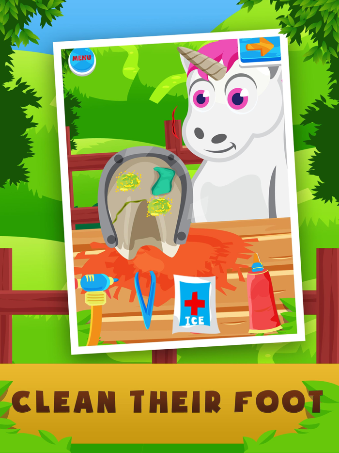 Pet Animal Foot Doctor Game