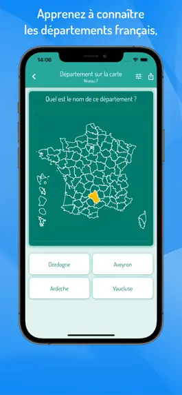 Game screenshot Quiz Départements et Villes mod apk