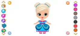 Game screenshot Doll Dresses Coloring Book apk
